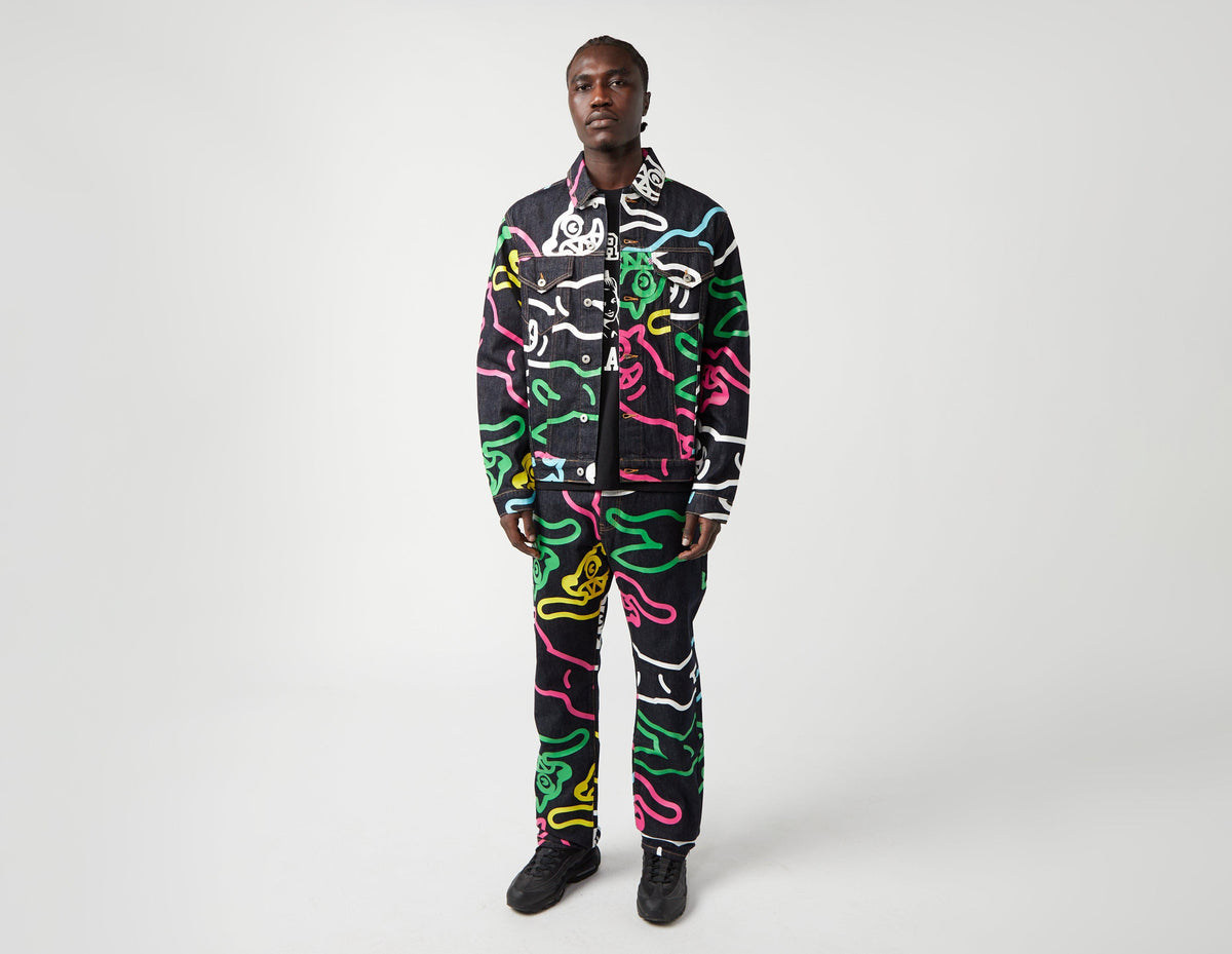 ICECREAM Jumbo Running Dog AOP Denim Jacket