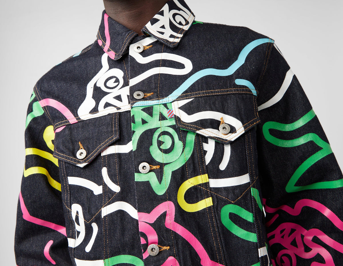 ICECREAM Jumbo Running Dog AOP Denim Jacket