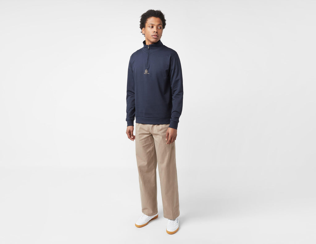 Aquascutum Small Logo 1/4 Zip Sweatshirt