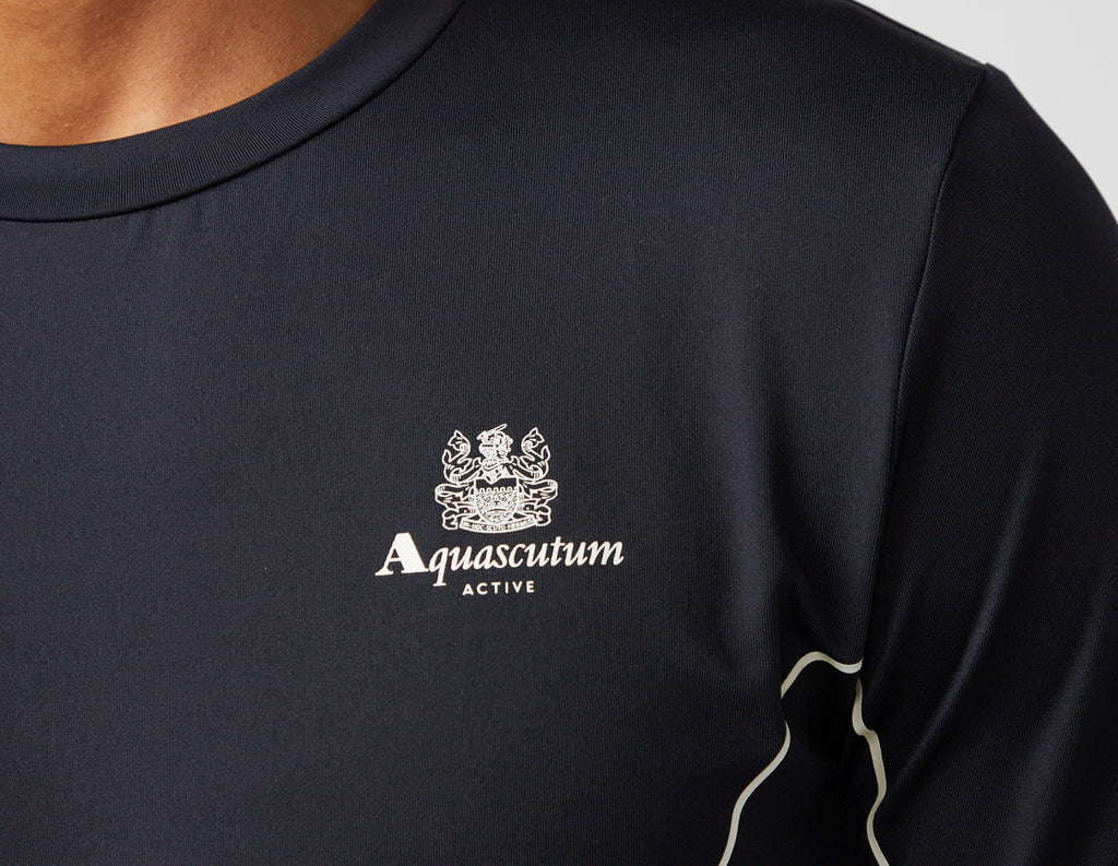 Aquascutum Active Stretch Stripes T-Shirt
