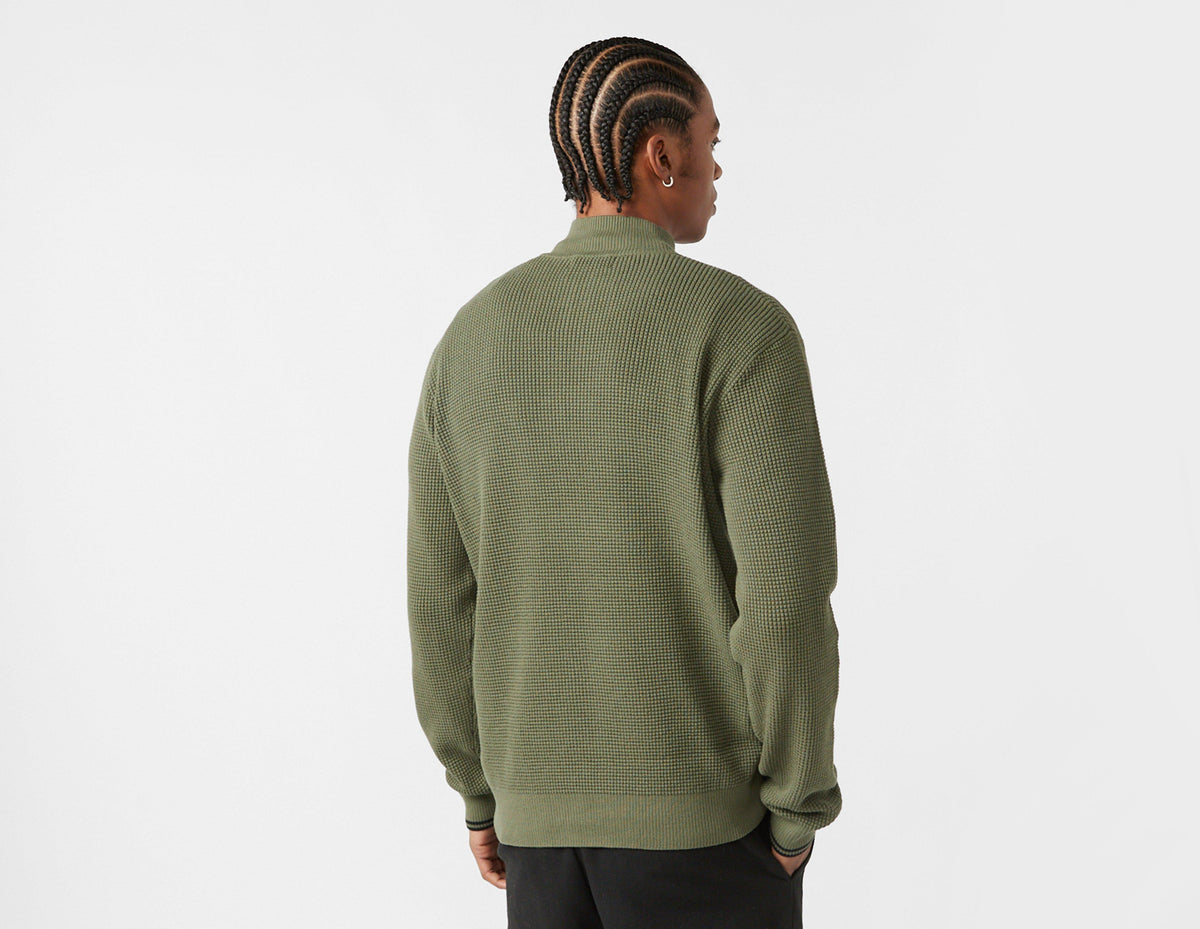 Fred Perry Waffle 1/2 Zip Sweatshirt
