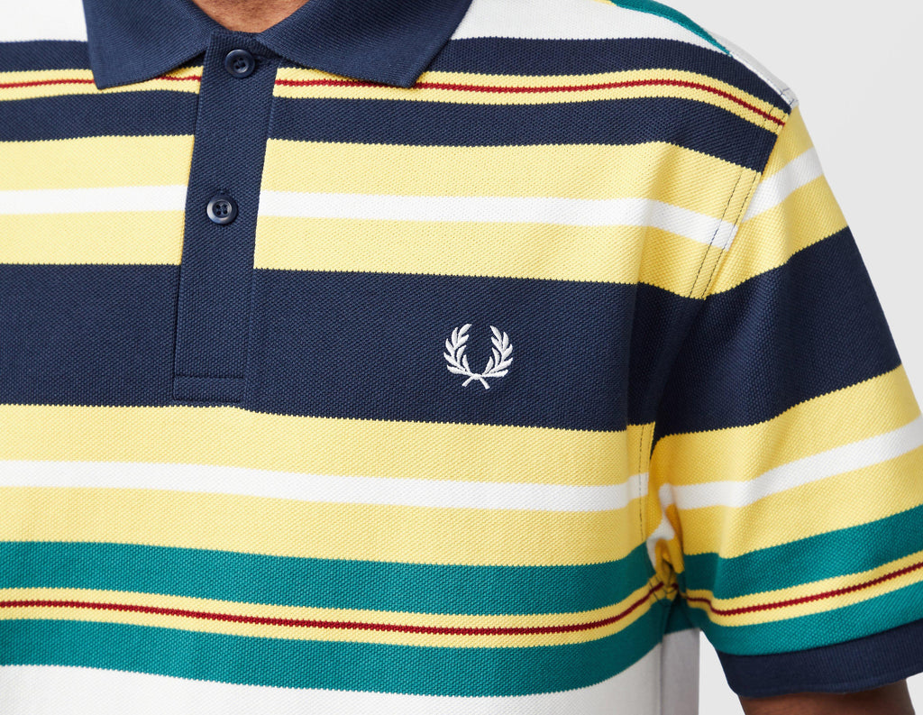 Fred Perry Striped Relaxed Polo Shirt
