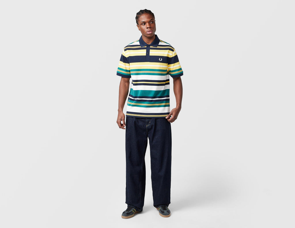 Fred Perry Striped Relaxed Polo Shirt