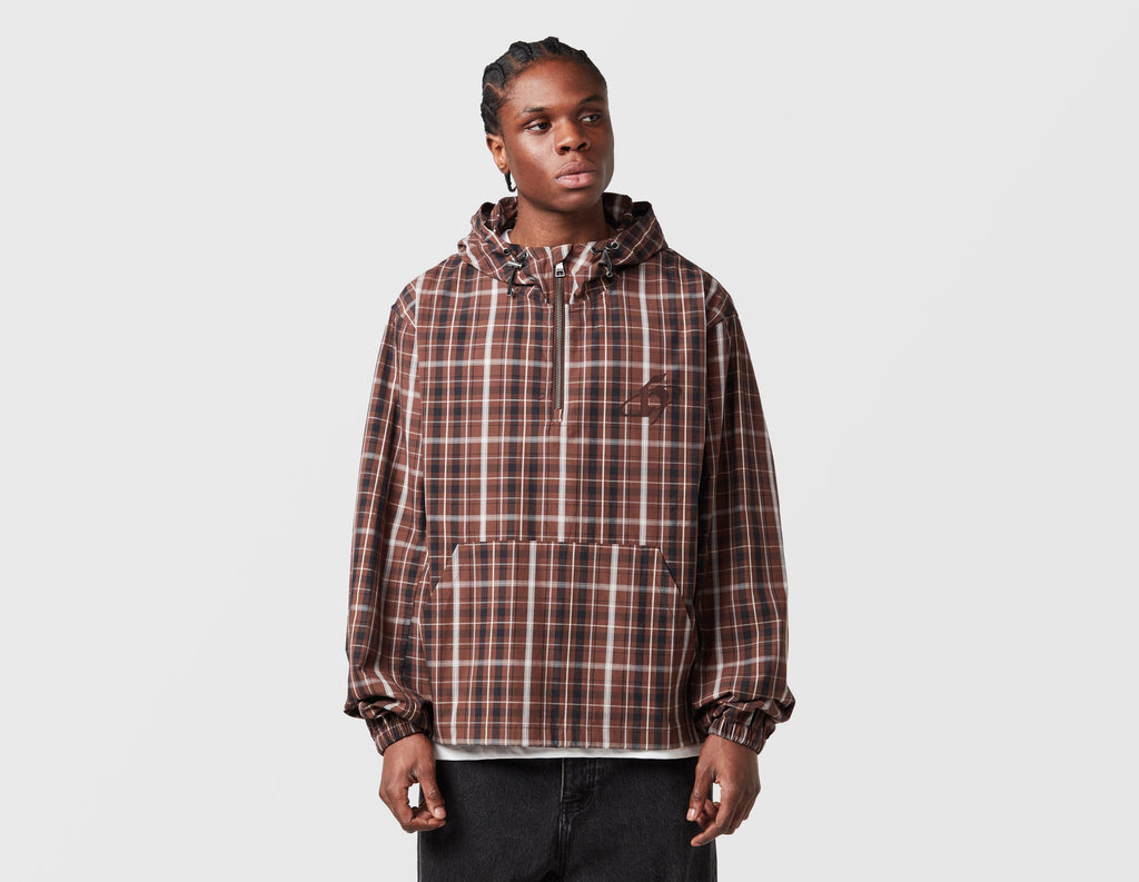 Home Grown Dover 1/4 Zip Check Jacket