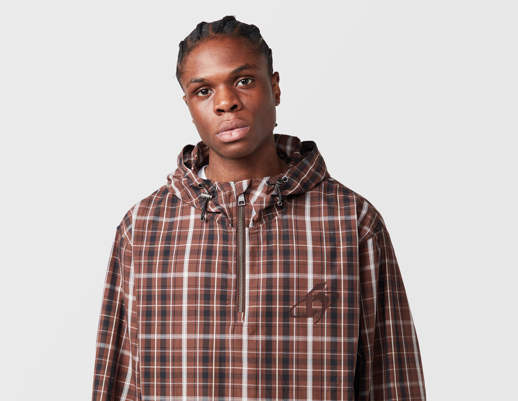 Home Grown Dover 1/4 Zip Check Jacket