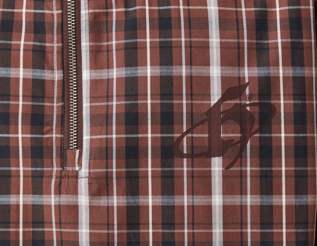 Home Grown Dover 1/4 Zip Check Jacket