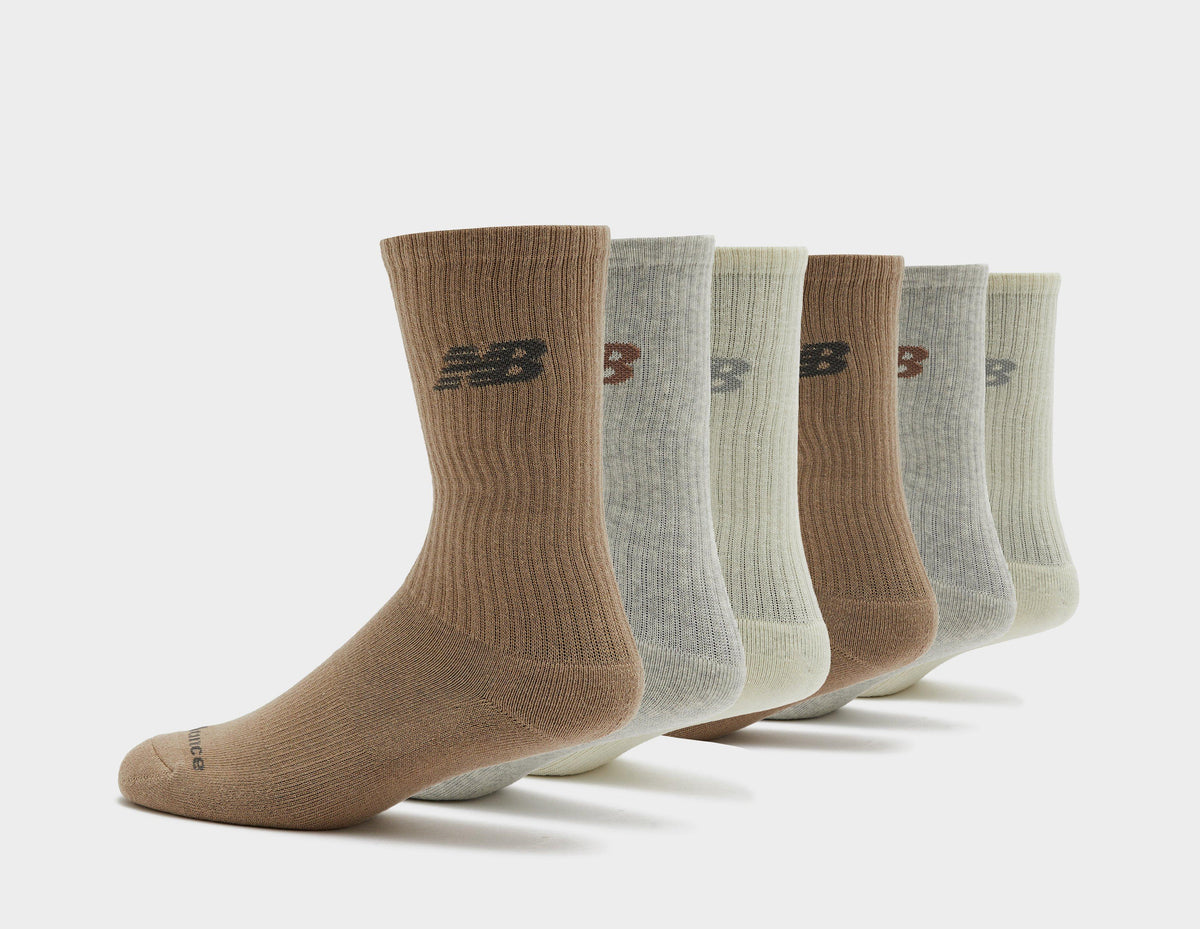New Balance 6-Pack Everyday Crew Socks